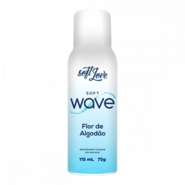 Soft Wave Desodorante Corporal em Aerossol Flor de Algodão 115 ml Soft Love