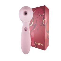 Sugador de Clitóris e Vibrador com Pulsação e Aquecimento Polly Plus