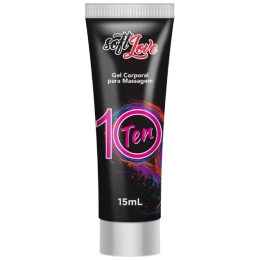 Ten10 Gel Para Sexo Anal com 10 Poderosas Funções Bisnaga 15 ml Soft Love