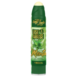 Use e Abuse Delicioso Gel com Embalagem Interativa Menta 150 ml Soft Love