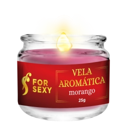 Vela Aromática Morango 25 g For Sexy