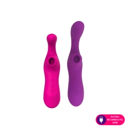 Vibrador com Estimulador Clitoriano