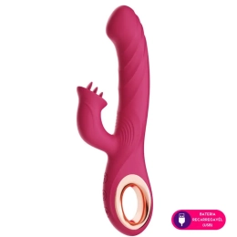 Vibrador com Movimento de Dedilhar e Estimulador Clitoriano Vibrador com Movimento de Dedilhar e Estimulador Clitoriano
