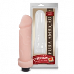 Vibrador Pênis Realístico em Cyber Skin 18 x 5 cm 101647CB