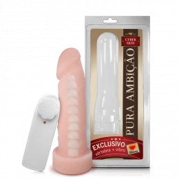 Vibrador Pênis Realístico em Cyber Skin com Vértebra 16 x 4,5cm 1510120