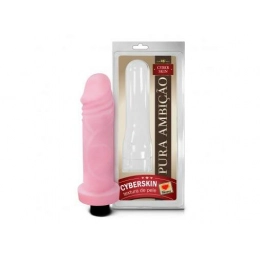 Vibrador Pênis Realístico em CyberSkin 16,5 x 4,5cm 101645CB