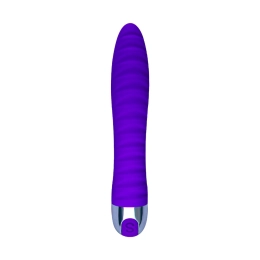 Vibrador Personal Textura Circular Recarregável com 10 Modos de Vibrações Roxo - YOUVIBE