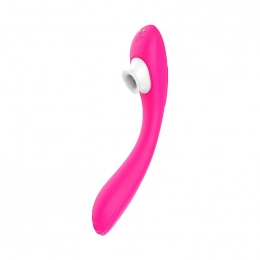 Vibrador Ponto G e Sugador de Clitóris com 9 Modos de Vibração e Pulsação Shallow - S-Hande