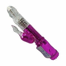 Vibrador Rabbit com Estimulador em forma de Ganso