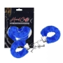 Algema de Metal com Pelúcia Azul Importada