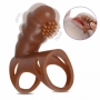 Anel Peniano com Vibro e Estimulador de Clitóris Tianzun
