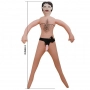 Boneco Inflável com Pênis Vibratório Man of Doll