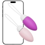 Bullet Recarregável com Controle por App | 7,0 x 3,2 cm | Vibração à Longa Distância | Silicone Macio | SI Cor:Roxo