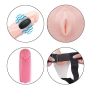 Capa Peniana com Cinta e Vibrador - Com Vagina - 20,0 X 4,0 Wear Pênis - SI