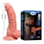 Cinta Peniana Ajustável Reforçada com Pênis Articulado e 7 Modos de Vibração 18,5 x 3,8 cm Mars Dildo