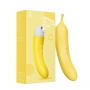 Dibe Estimulador de Clitóris Ponto G e Seios com Pulsação Formato de Banana