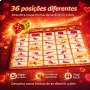 Duelo do Prazer 36 Posições Jogo de Tabuleiro com Desafios Eróticos Diversão ao Cubo