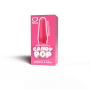 Estimulador Candy Pop Plug com Vibro Bullet 12,5x3,3cm | Vibração Interna | Formato Compacto e Maciço | Sexy Fantasy