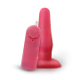 Estimulador Candy Pop Plug com Vibro Bullet 12,5x3,3cm | Vibração Interna | Formato Compacto e Maciço | Sexy Fantasy