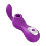 Estimulador de Clitóris e Vibrador com 12 Modos de Pulsação e Vibração 2 em 1 - Tabs