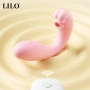 Estimulador de Clitóris com Penetração e Controle Remoto sem Fio Rosa - LILO