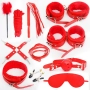 Kit Bandage Completo com 11 Produtos BDSM Vermelho