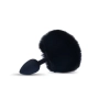 Kit BDSM 4 em 1 com Rabo de Coelho com Tiara Grampos para os seios em Metal e Gargantilha Preto