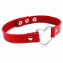 Kit BDSM 4 em 1 com Rabo de Coelho com Tiara Grampos para os seios em Metal e Gargantilha Vermelho
