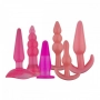 Kit Plug Anal 6 Peças de Silicone