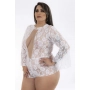 Macaquinho Princesa Plus Size Pimenta Sexy Macaquinho Princesa Plus Size Pimenta Sexy