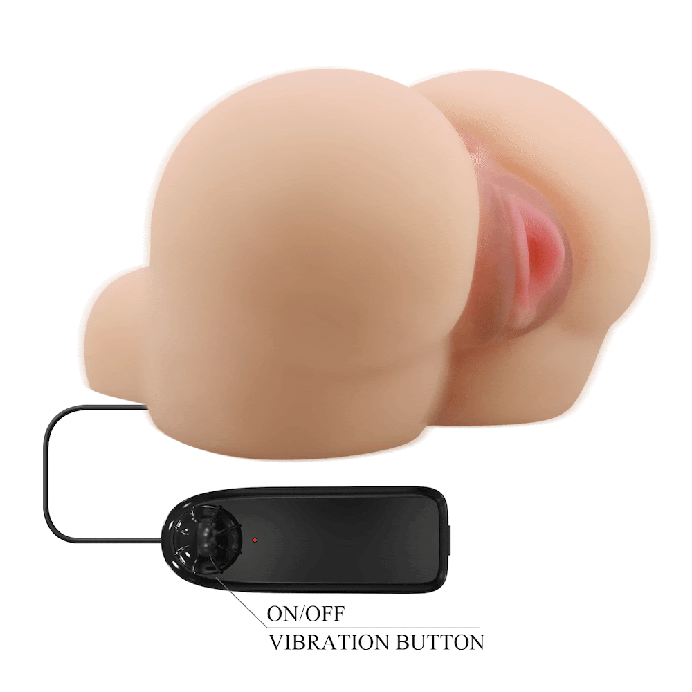 Masturbador em Formato de Bunda com Cápsula Vibratória - KYLIE - CRAZY BULL Masturbador em Formato de Bunda com Cápsula Vibratória - KYLIE - CRAZY BULL