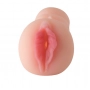 Masturbador Masculino Em Formato de Vagina Feito Em Silicone Ultra Macio 