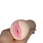 Masturbador Masculino Em Silicone Macio Vagina e Ânus 