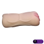 Masturbador Masculino Em Silicone Macio Vagina e Ânus 