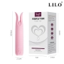 Mini Estimulador Potente para Ponto G e Clitóris com 10 Modos de Vibrações Recarregável Rosa - LILO