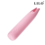 Mini Estimulador Potente para Ponto G e Clitóris com 10 Modos de Vibrações Recarregável Rosa - LILO