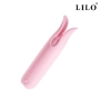 Mini Estimulador Potente para Ponto G e Clitóris com 10 Modos de Vibrações Recarregável Rosa - LILO