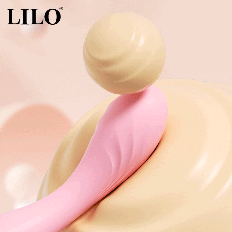 Mini Vibrador e Estimulador de Ponto G Recarregável com 10 Modos de Vibrações Rosa - LILO