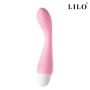 Mini Vibrador e Estimulador de Ponto G Recarregável com 10 Modos de Vibrações Rosa - LILO