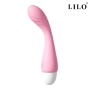 Mini Vibrador e Estimulador de Ponto G Recarregável com 10 Modos de Vibrações Rosa - LILO