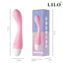 Mini Vibrador e Estimulador de Ponto G Recarregável com 10 Modos de Vibrações Rosa - LILO