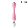 Mini Vibrador e Estimulador de Ponto G Recarregável com 10 Modos de Vibrações Rosa - LILO