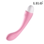 Mini Vibrador e Estimulador de Ponto G Recarregável com 10 Modos de Vibrações Rosa - LILO