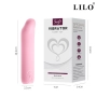 Mini Vibrador para Ponto G com 10 Modos de Vibrações Recarregável Rosa - LILO