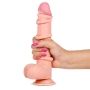 Pênis Com Ventosa Super Realístico Dupla Camada SLIDY 22,8 x 4,2 cm - SI