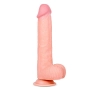 Pênis Com Ventosa Super Realístico Dupla Camada SLIDY 22,8 x 4,2 cm - SI