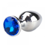 Plug Anal de Luxo em Alumínio com Pedra Lapidada 9,5x3,8 cm - Importado G Plug Anal de Luxo em Alumínio com Pedra Lapidada 9,5x3,8 cm - Importado G