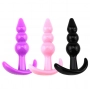 Plug Anal de Silicone Escalonado