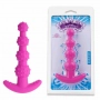 Plug Anal em Silicone com Bolinhas Beads