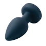 Plug Anal em Silicone com LED e 10 Modos de Vibração com Controle Remoto sem Fio